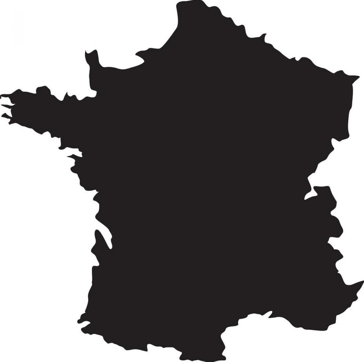 Carte vectorielle de la France